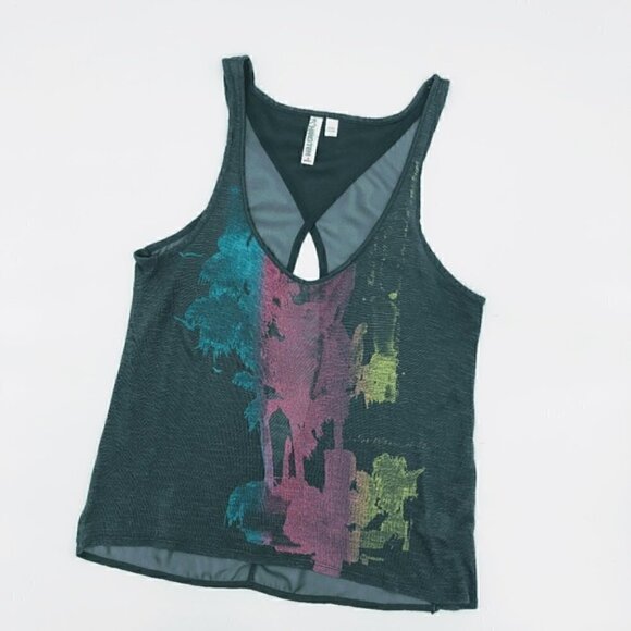 🎉Hang Ten Gray w/ Colored Design Tank Top - Picture 6 of 6